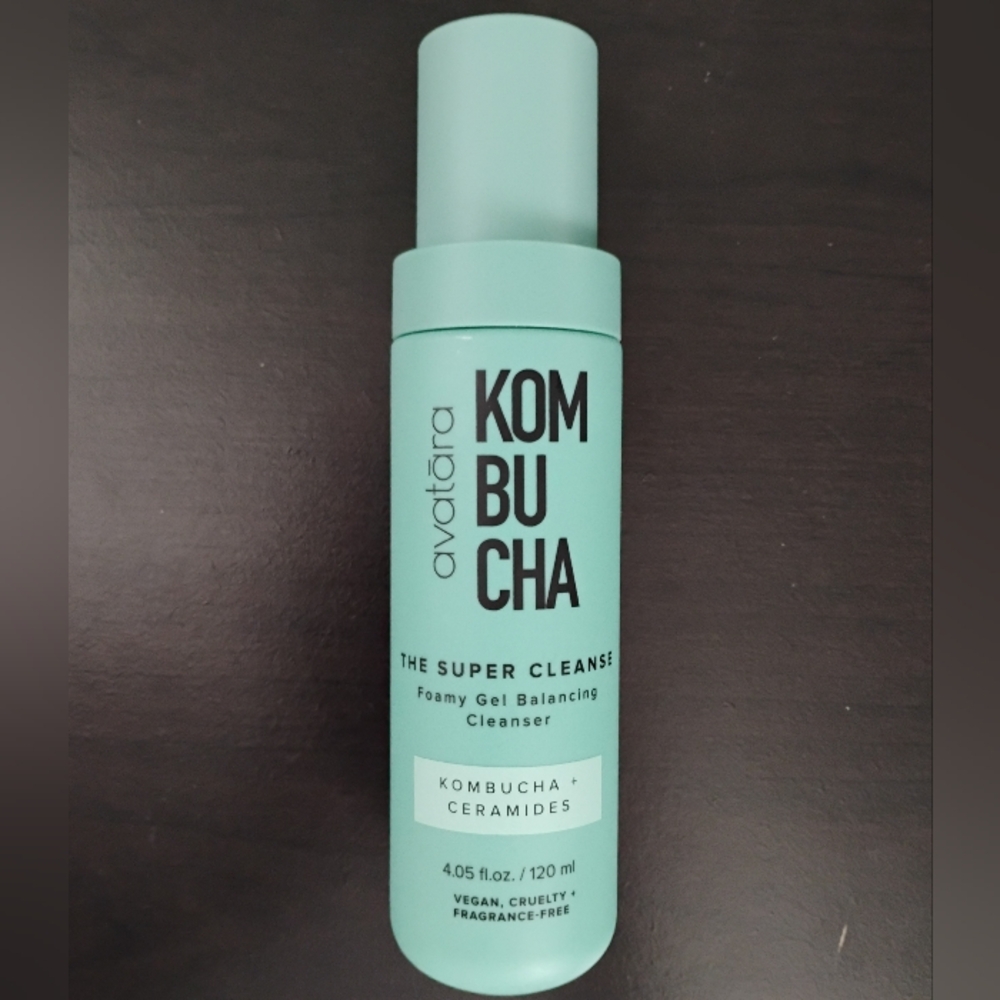 Avatara Kombucha The Super Cleanse Foamy Gel Balancing Face Cleanser 4.05 fl oz